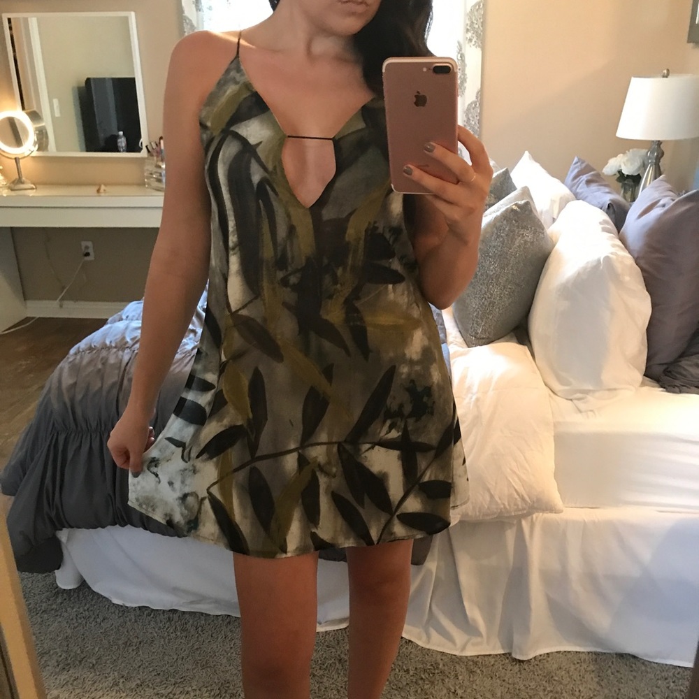 Green Patterned Dress