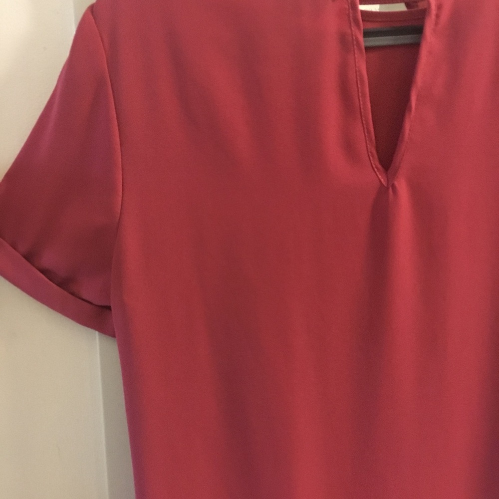 Burgundy Blouse