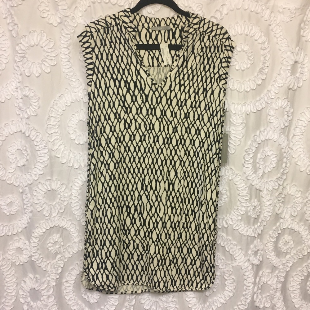 Black and White Print Tart Dress NWT