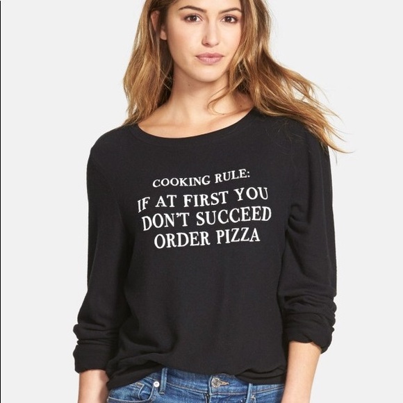 Wildfox Tops - Wildfox “if at first you don’t succeed” sweatshirt