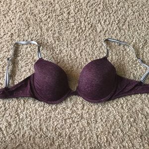 Maroon PINK bra 32C
