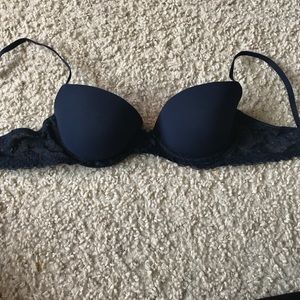 Navy lace bra