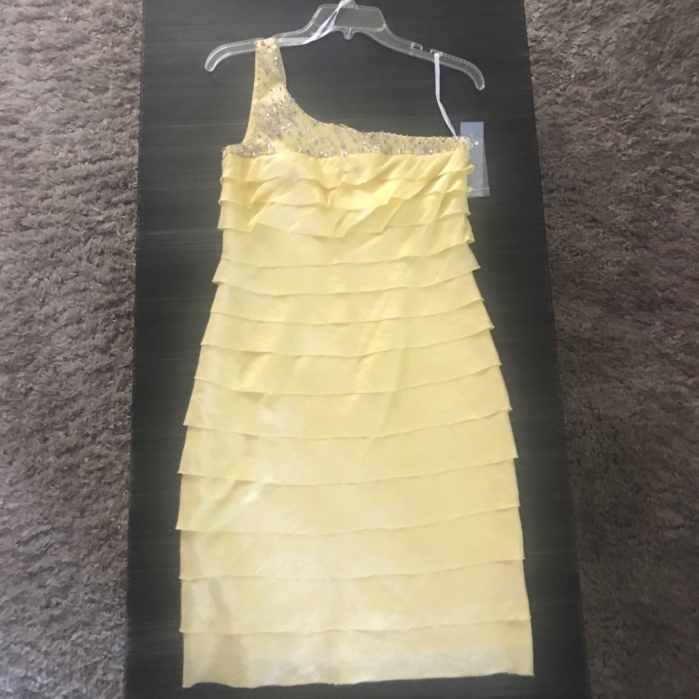 Yellow formal dress