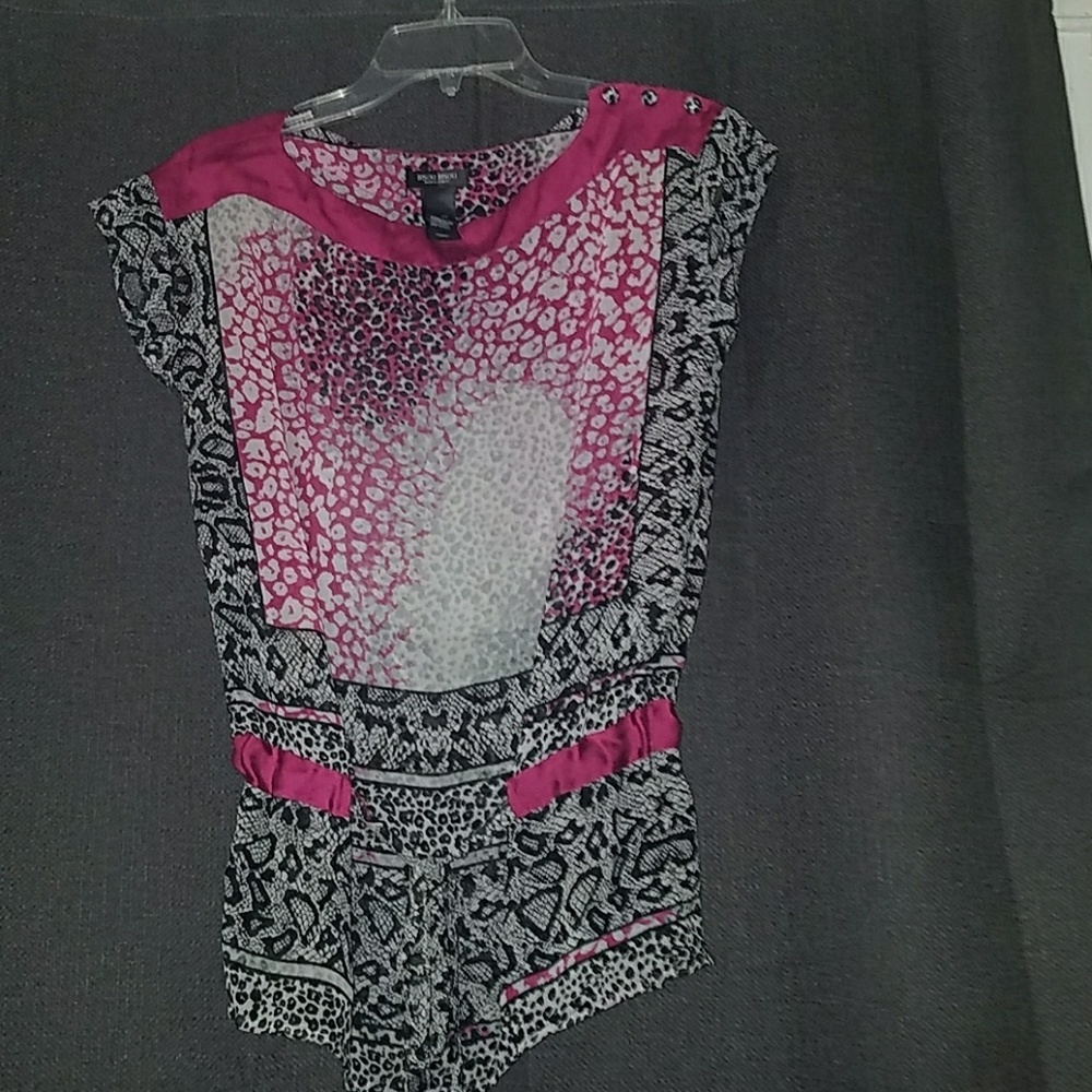 Bisou Bisou XS  multi colored blouse