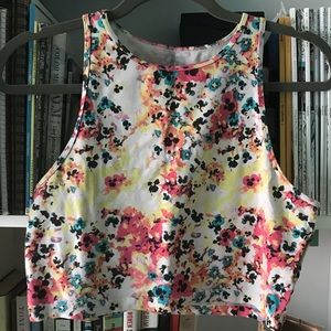 Floral crop top
