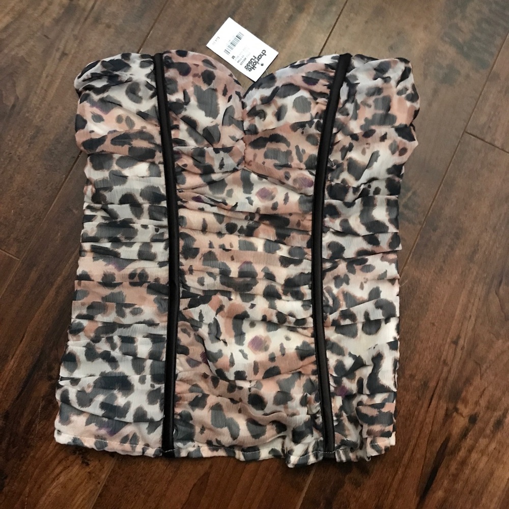 Leopard Print Corset Top