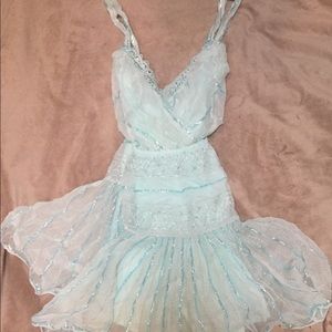 Free People Beaded Mini Dress