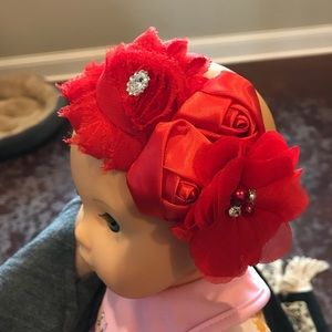 Brand NEW Christmas Headband w Rhinestone Accents