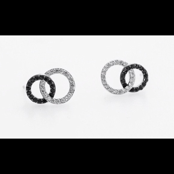 Jewelry - PRICE DROP: Sterling Silver Double Circle Earrings