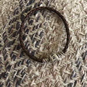 Leather Woven Pandora Bracelet