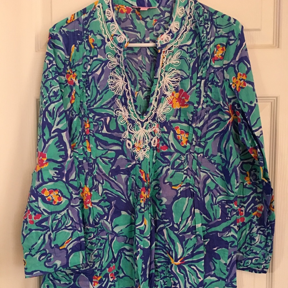 Lilly Pulitzer Mai Tai Tunic Large