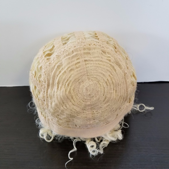 Blond Kinky Curly 100% Japanese Synthetic Wig - Picture 4 of 5