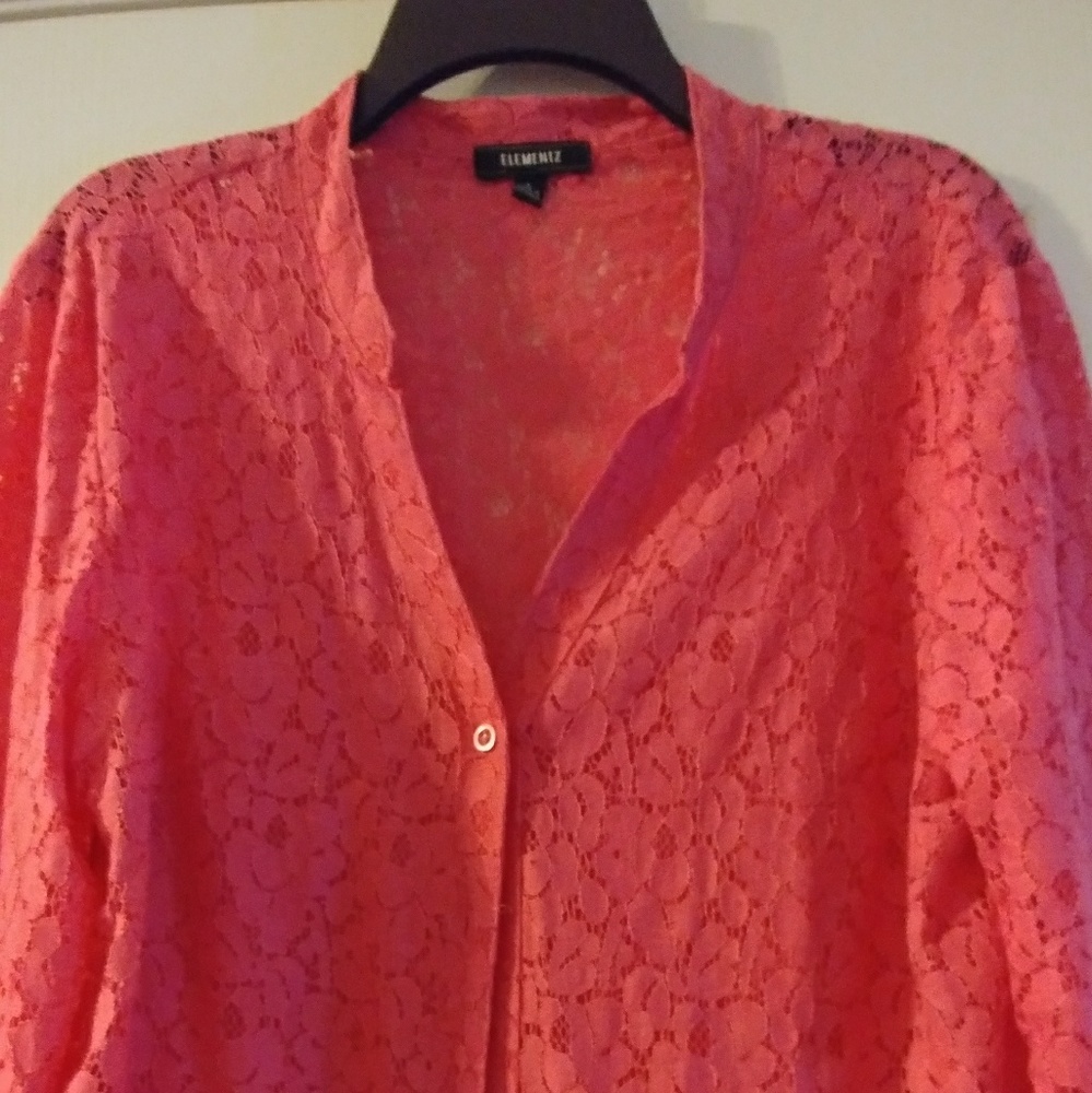 Perfect Pink Lace Blouse
