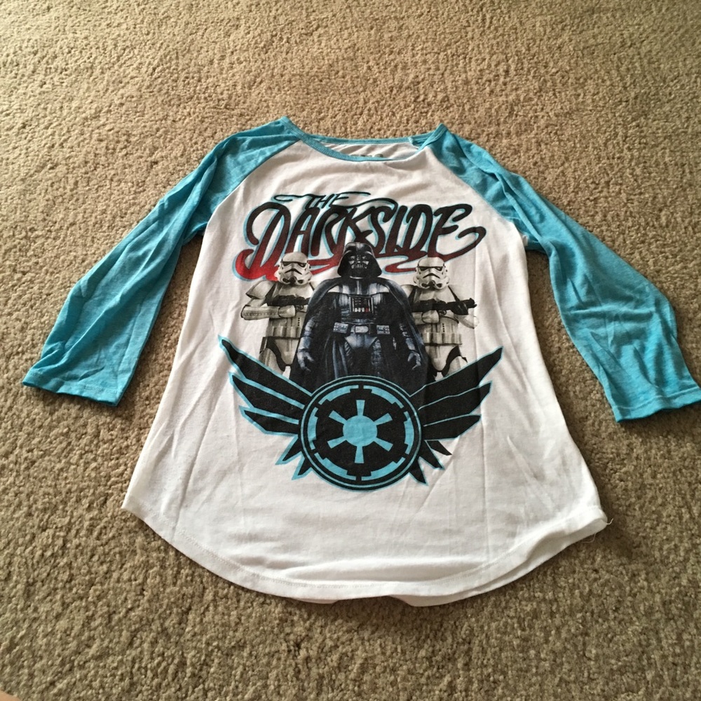 Star Wars Dark side 3/4 Baseball tee