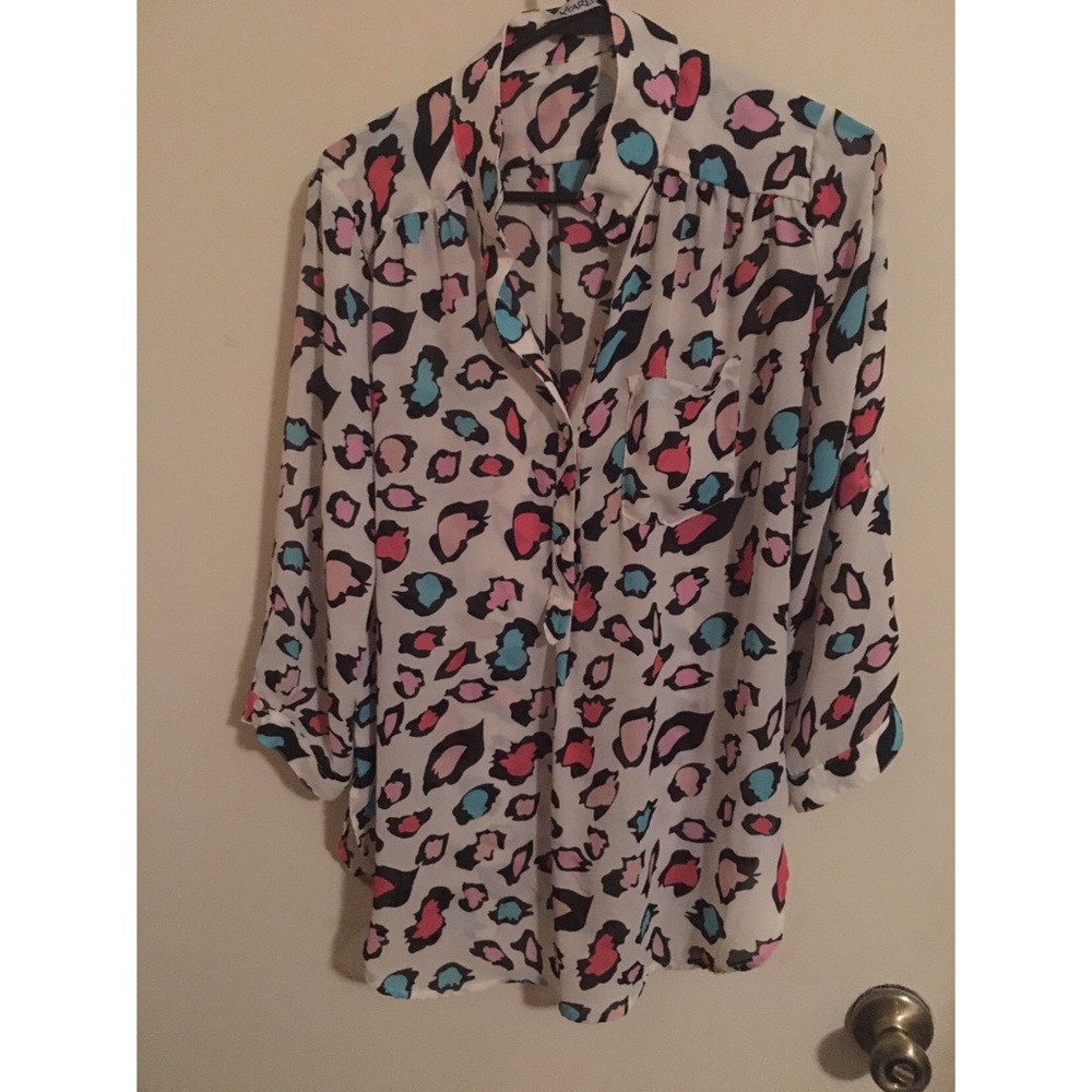 colorful leopard print