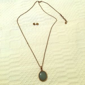 Lucky Brand Pendant and Earrings