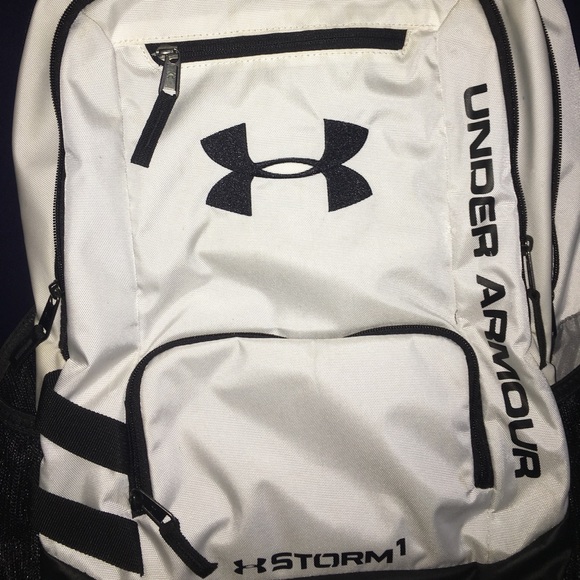 under armor white backpack