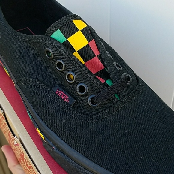 Vans authentic black rasta - Picture 2 of 4