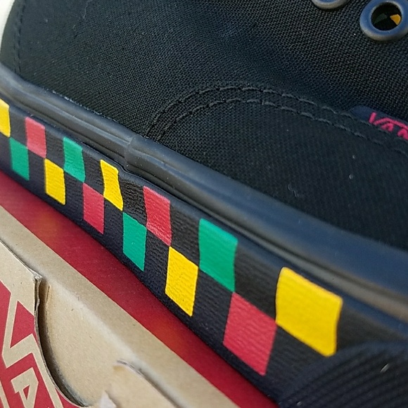 Vans authentic black rasta - Picture 3 of 4