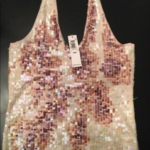 LAUNDRY by Shelli Segal sequin tank