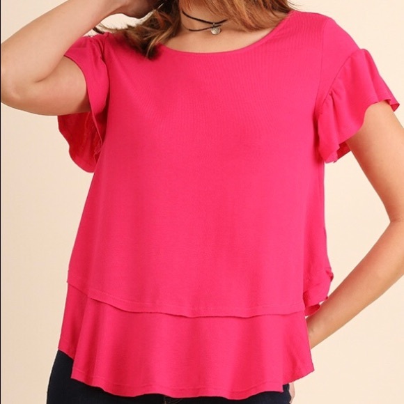 Umgee pink blouse - Picture 4 of 4