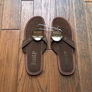 Juicy Couture flip flops