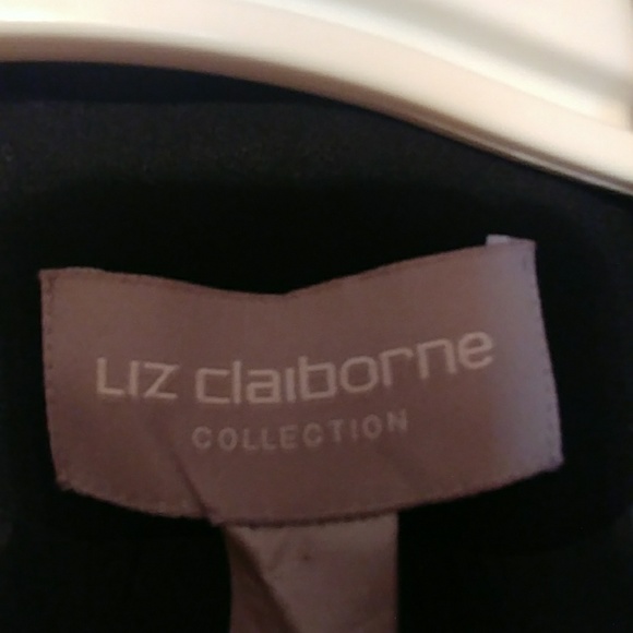 Liz Claiborne Black Crepe Blazer - Picture 2 of 3