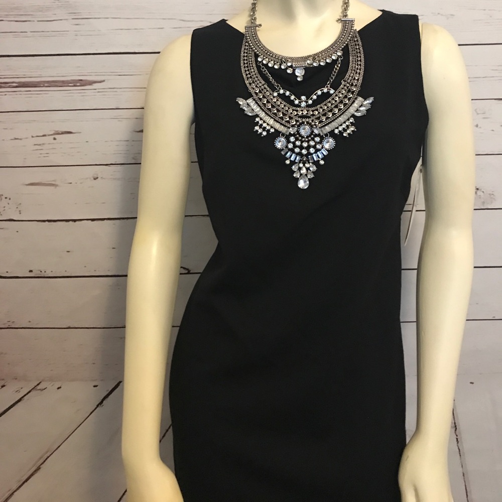 NWT Ralph Lauren sleeveless black dress