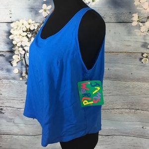 NWT Jams World Blue Sleeveless Top