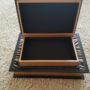 Zebra Print Storage Boxes