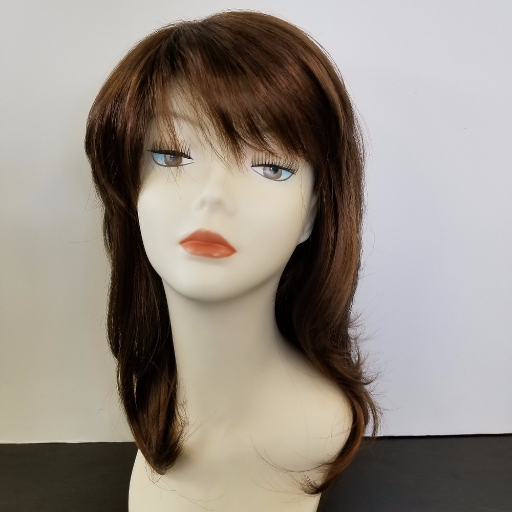 Brown Layered 100% Japanese Synthetic Wig