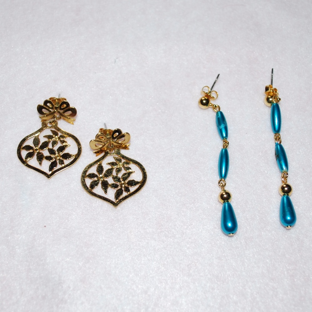 5/$25 - Set of two pierced earrings