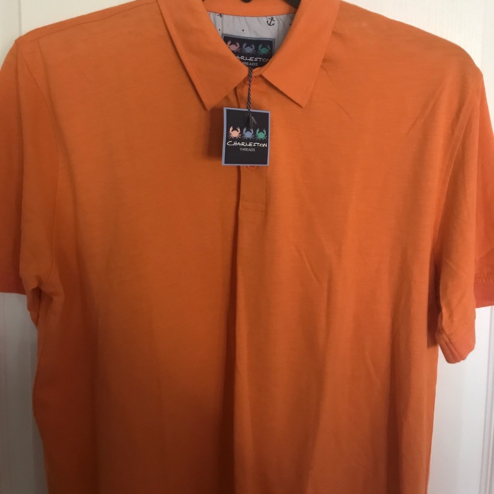Orange Golf Shirt