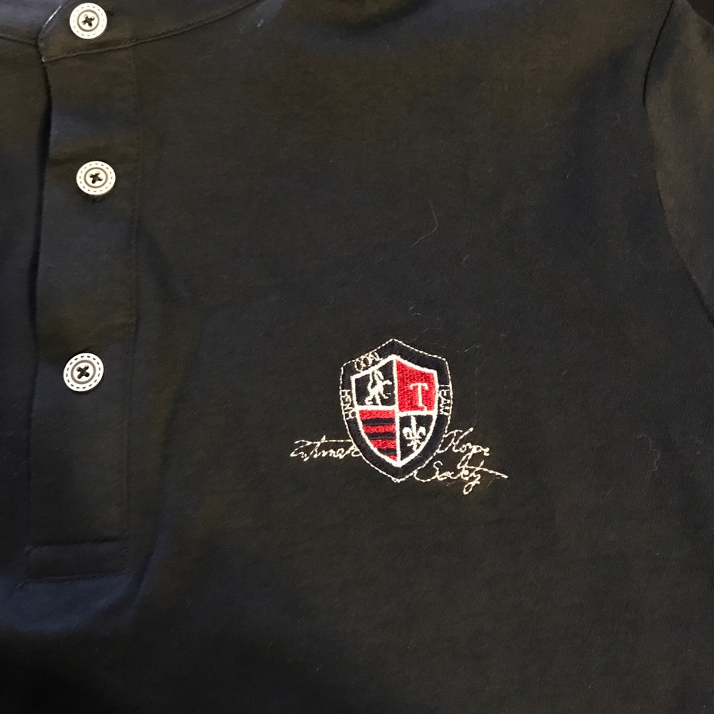 Men’s Nearly New Polo Navy Shirt XXL Tena