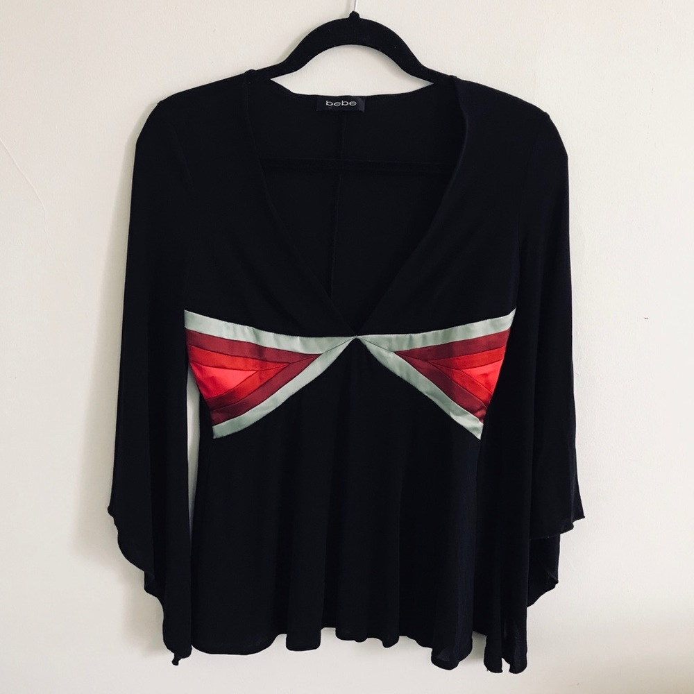 Bebe bell sleeve top