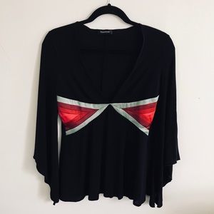 Bebe bell sleeve top