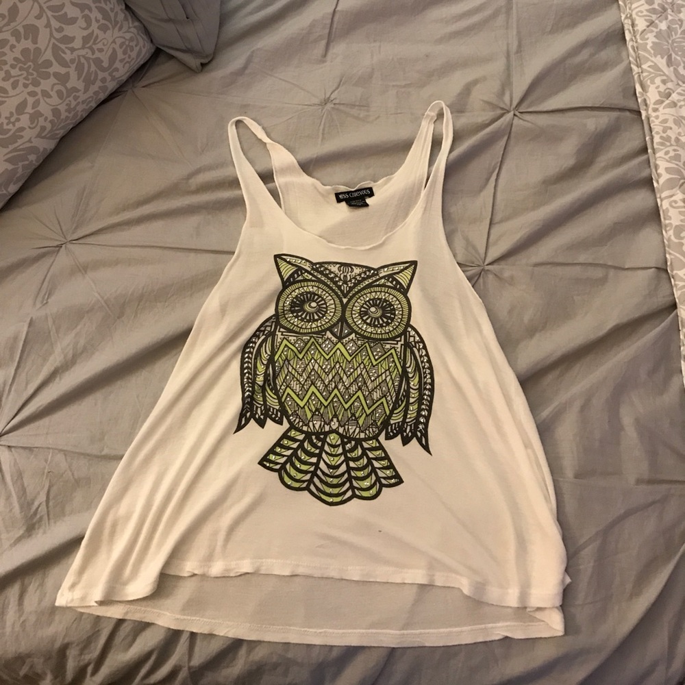 White tank top