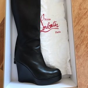 Christian Louboutin Wedged Boots