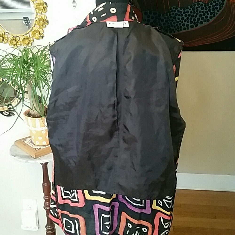 VTG Retro 80s Colorblock Jacket/Blazer ♡ - Picture 3 of 8