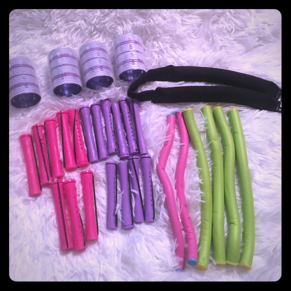 Lot of Curlers, No heat Needed!