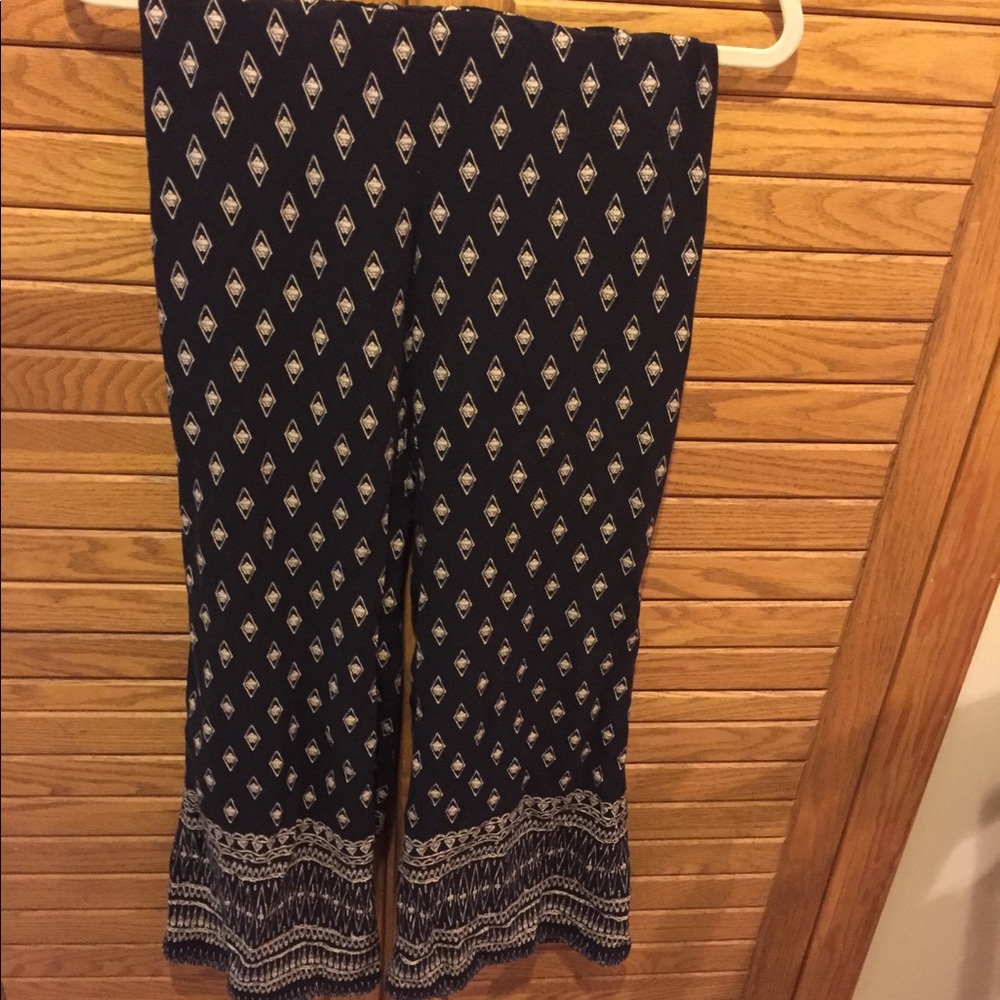 mudd hippy pants black and tan M