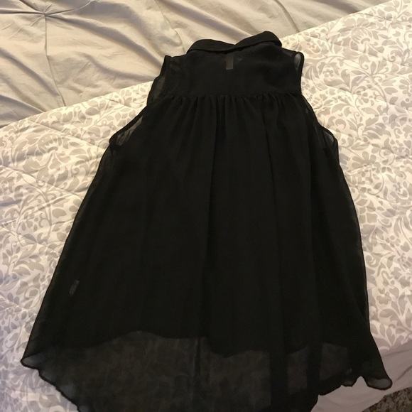 Black formal tank top - Picture 2 of 3