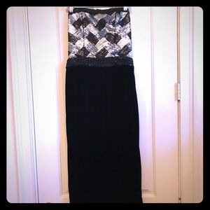 Full length VINTAGE 1980s LILLIE RUBIN GOWN