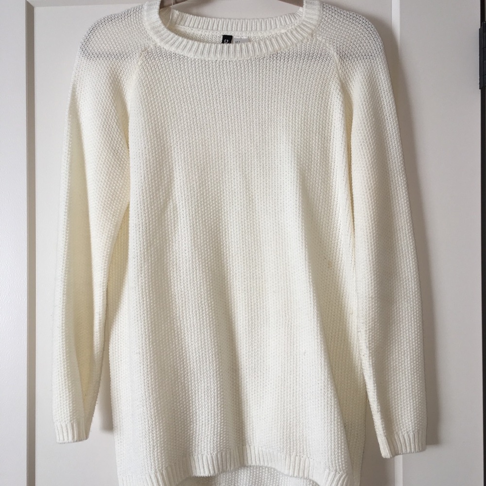 a Divided white small sweater