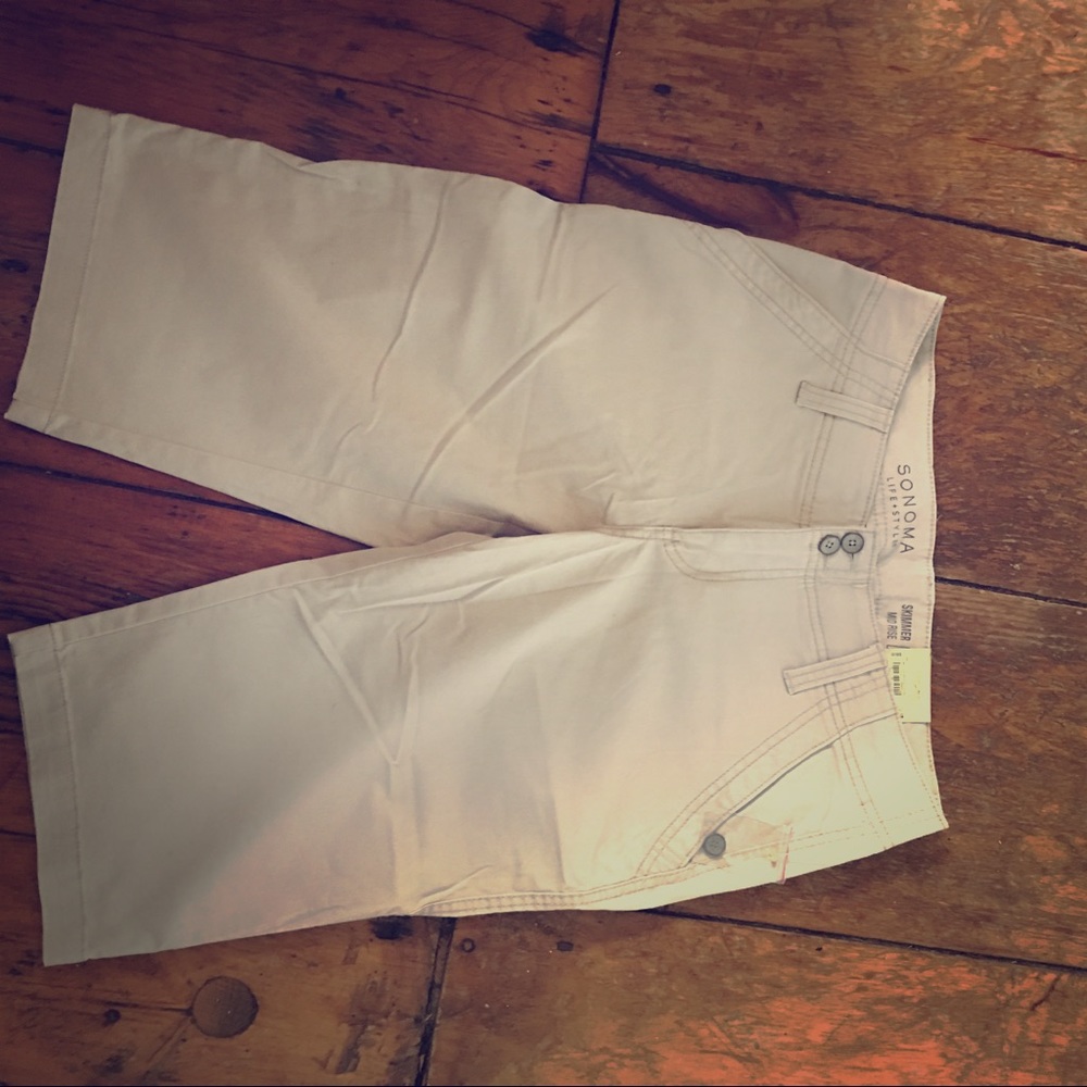 Sonoma life + Style/ Skimmer mid rise capris.😍🌸