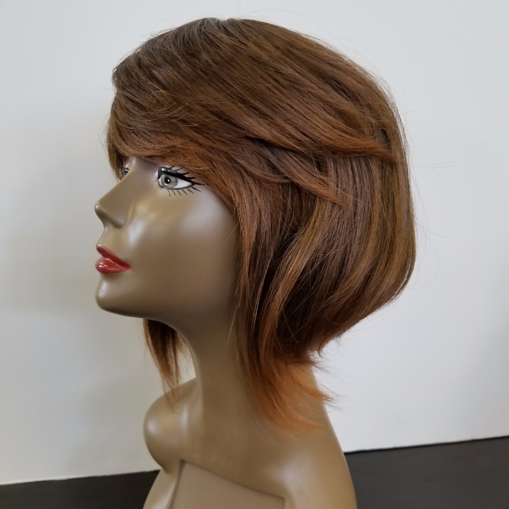 Gorgeous Honey Brown Synthetic Wig
