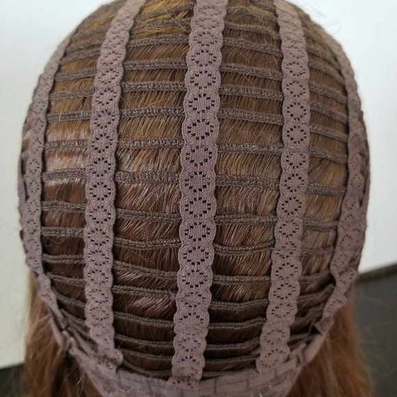 Gorgeous Honey Brown Synthetic Wig - Picture 5 of 7