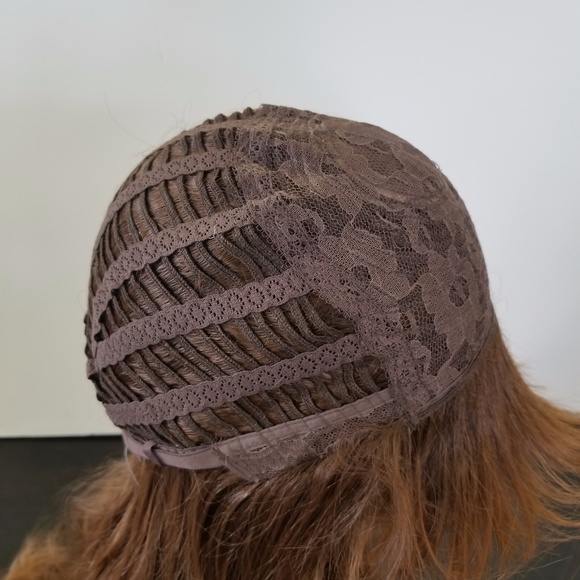 Gorgeous Honey Brown Synthetic Wig - Picture 7 of 7