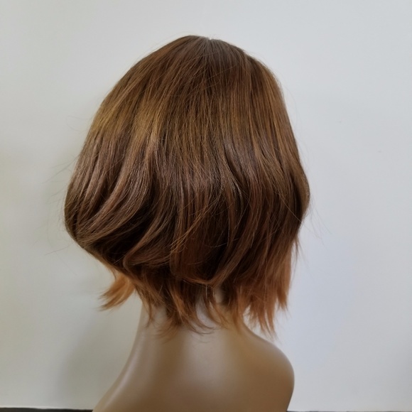 Gorgeous Honey Brown Synthetic Wig - Picture 3 of 7