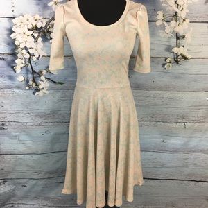 🌸 LuLaRoe Nicole Dress Pastel Pink Skater